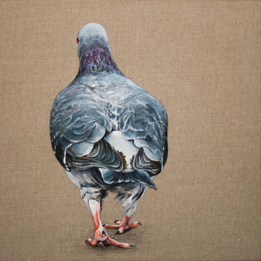 B90107 18 x 18 cm acrylic on canvas Available