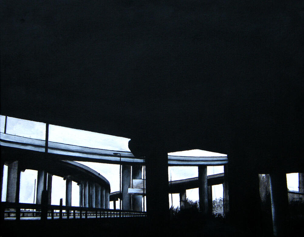 A Sense of Movement 40 x 50 cm acrylic on canvas board Available